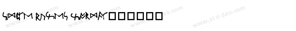 Simple Runes Normal字体转换